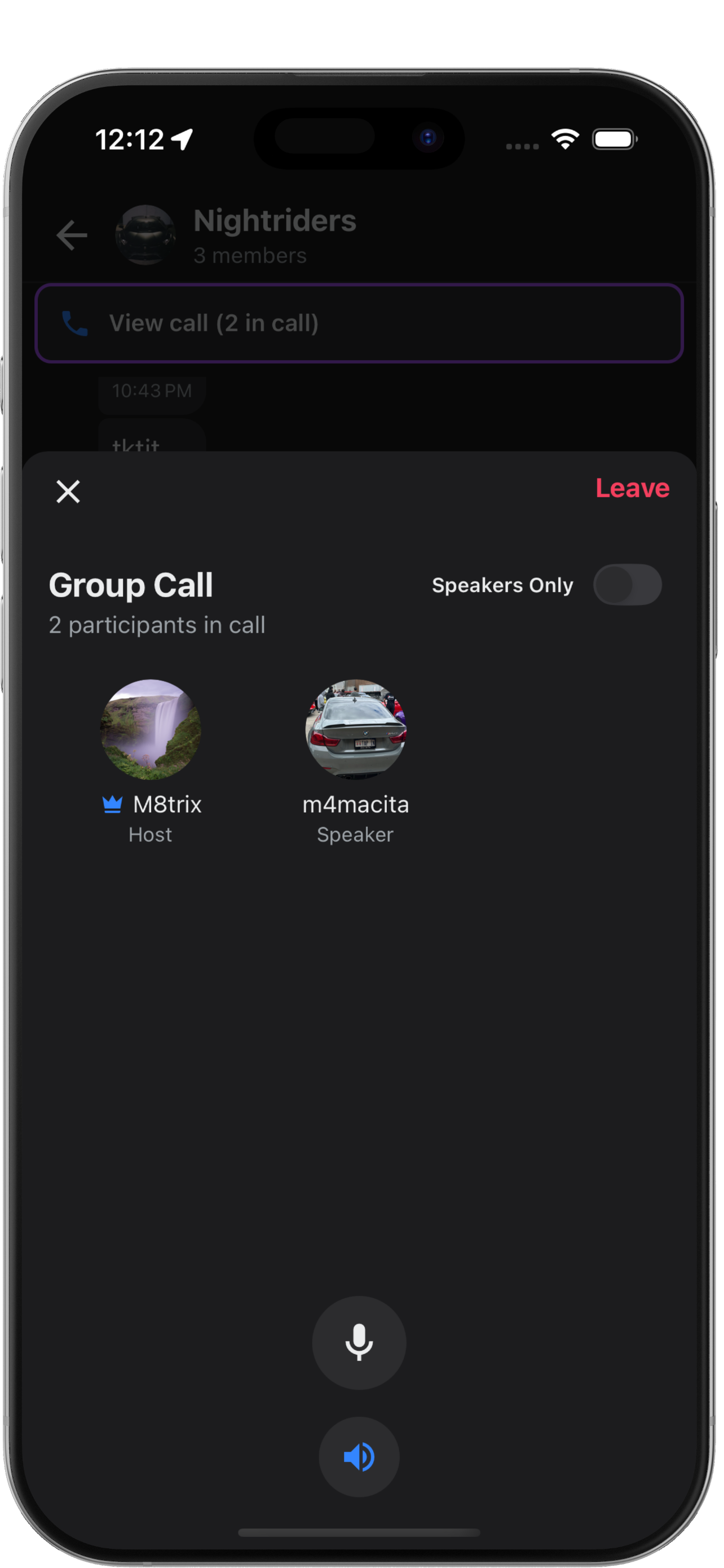Join Voice Calls screenshot
